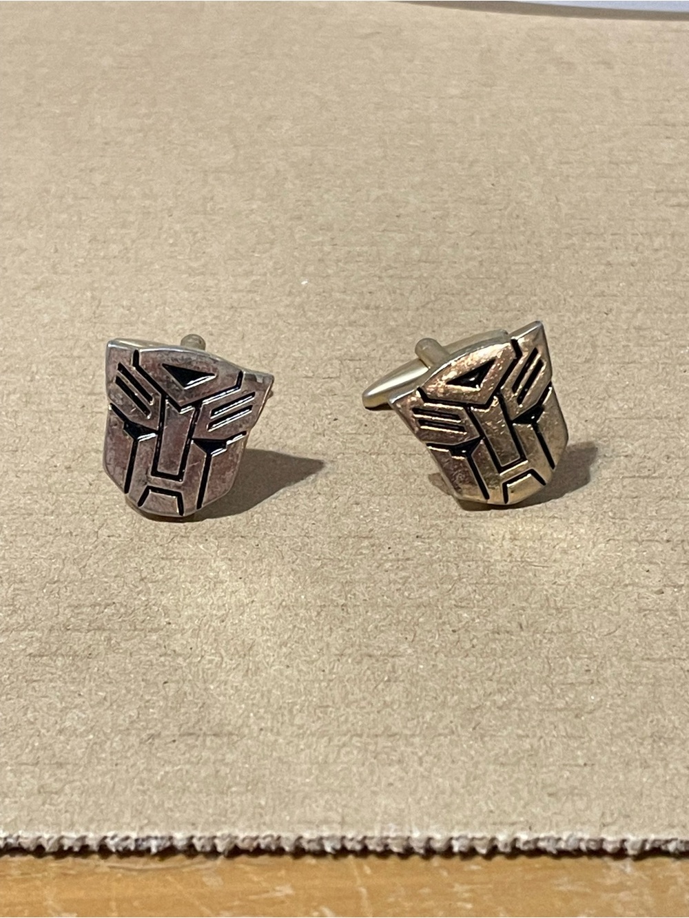 Autobots transformers cuff links